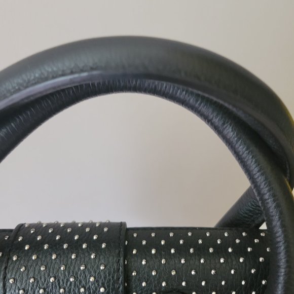 Jimmy Choo Black Tote with Silver Detailing - Picture 3 of 8